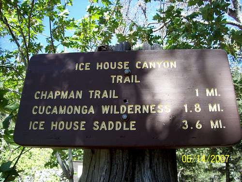 Icehouse Canyon Trailhead