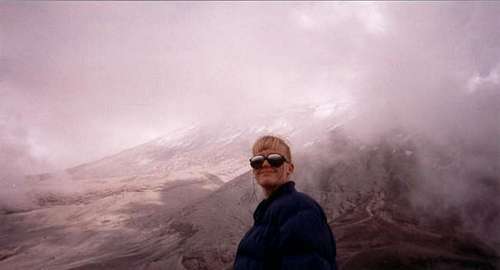 Volcan de la Olleta summit photo