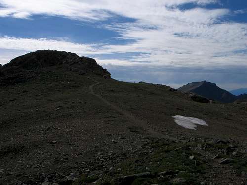 Final approach to Mount Belford summit