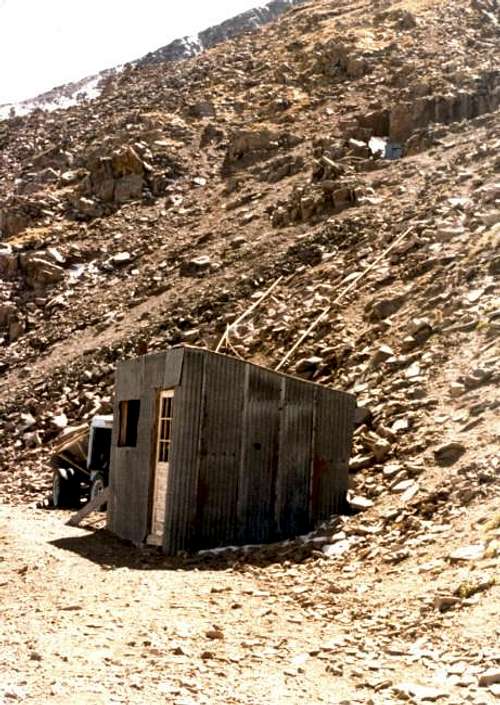 The mine shack Sept. 21, 1978.