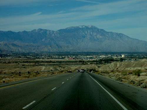 San Jacinto from Interstate 10