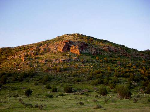 Hill near Black Mesa trailhead