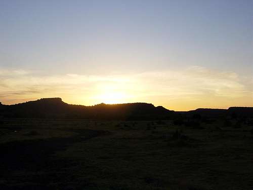 Black Mesa sunrise