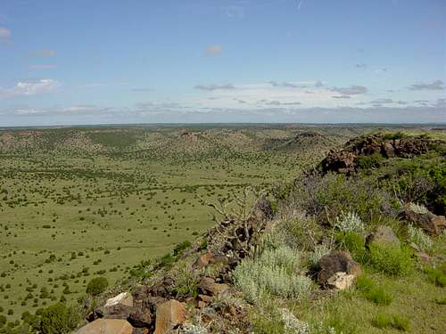 Valley beneath Black Mesa highpoint