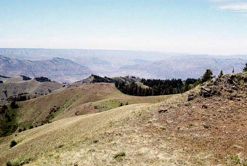 Northwest from the Summit of Camp Howard