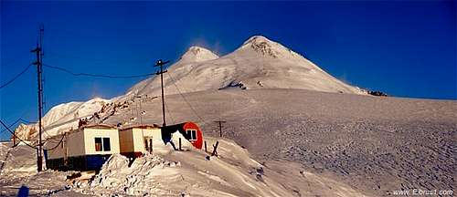 Karabashi Barrels and Mt. Elbrus