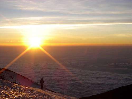 Amanecer en el Kilimanjaro