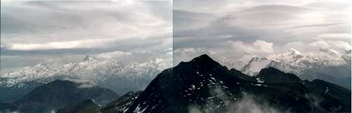 Panoramic view of mountains...
