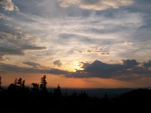 Boarstone Mountain sunset