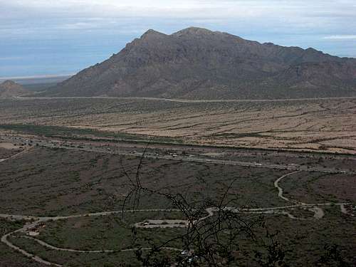 Newman Peak from Picacho