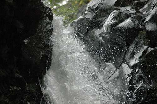 Waterfall at Mt. Meru National Park
