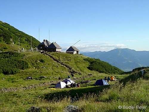 The campsite by the meteo station