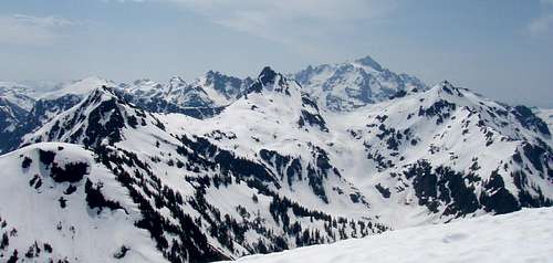 Snowy Cascade Peaks