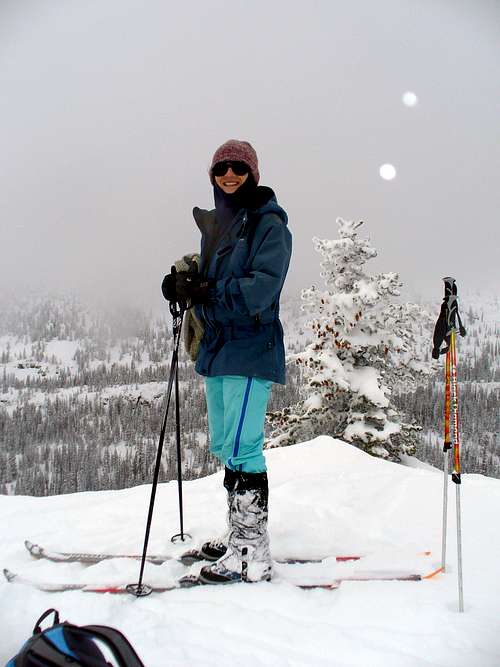 Judy at the summit