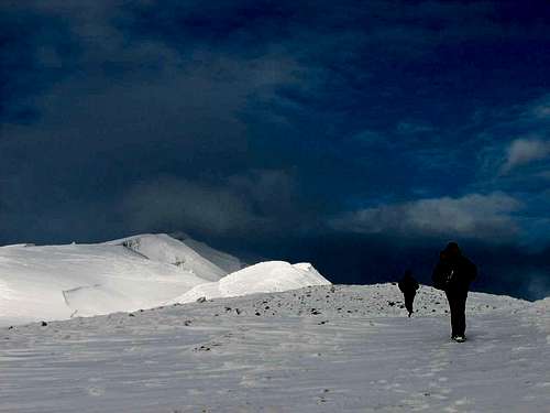 hiking to the peak of Tomorr mountain, Albania