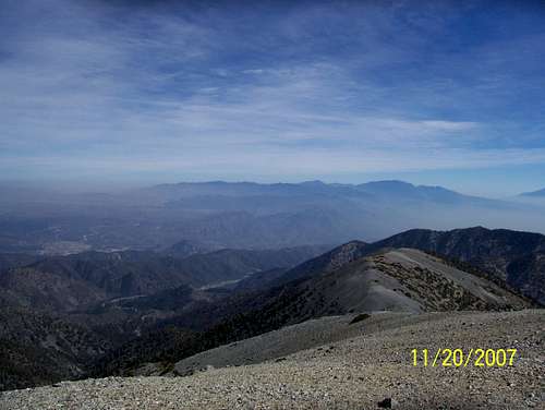 From the summit of Mount Baldy