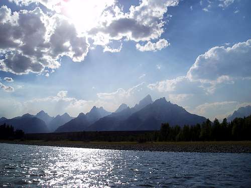 Tetons from the Snake River