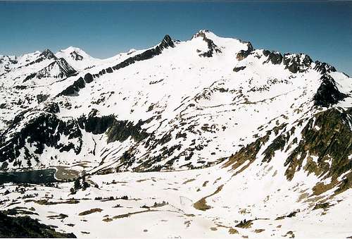 Neouvielle seen from the Col de Madamete