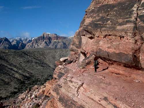 Rock Climb Visible Panty Line, Southeast Utah