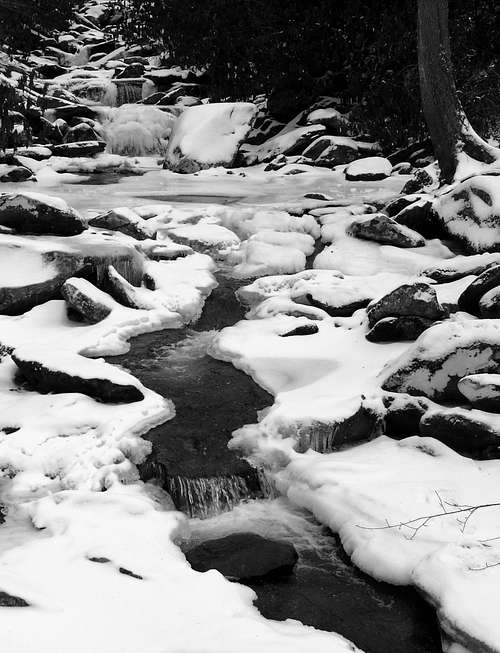Stream on the hike to the Chimney Tops