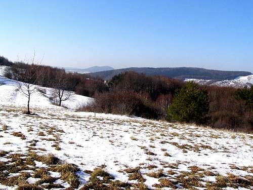 Winter day on the slopes of Mount Woltuszowska