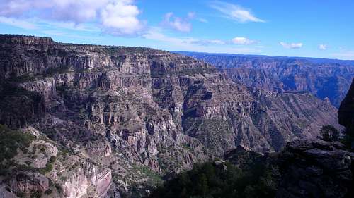 A section of the canyon