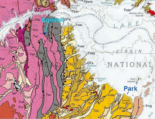 Arch Mountain Geologic Map