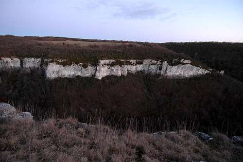 Bouilland cliff