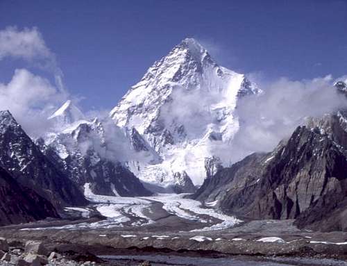 K2 from the junction of Vigne...