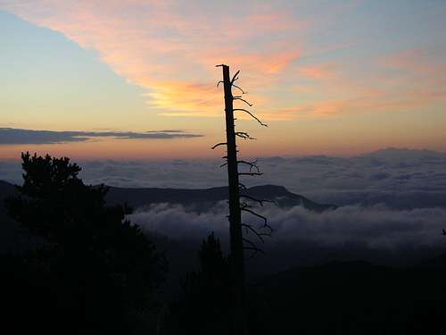 Sunrise on Mt. Evans