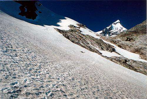 Mt. Aspiring from below Bevan...