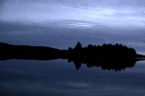 Night- Maine Woods
