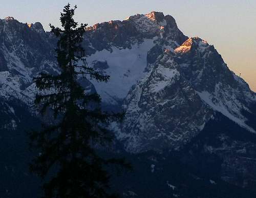 The Zugspitze from Wank