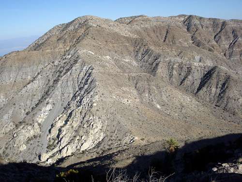 View of ridge to Rosa Point
