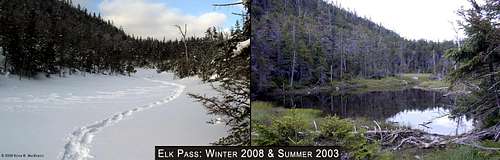 Elk Lake Pass Beaver Pond Comparison