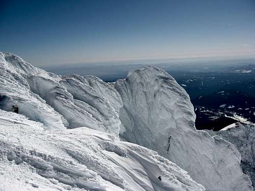 Ice Formations Hood's Summit