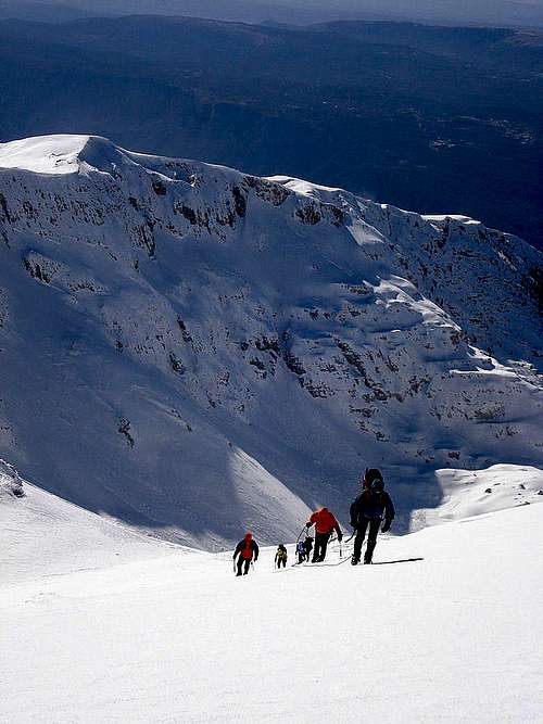 Ascent to Lupoglav (2.102m)
