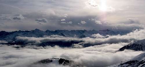 Panorama above the Clouds...