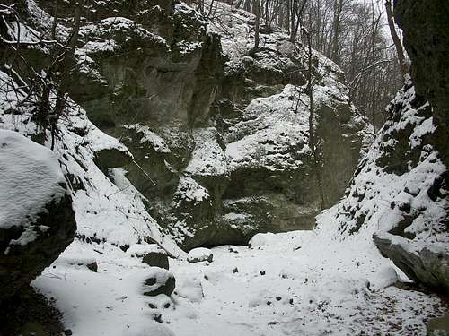 Ra'm canyon in winter