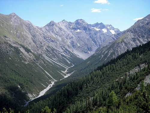 Piz Quattervals 3165m & Swiss national park