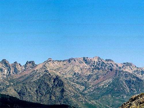 Monte Cinto (2706m) as seen...