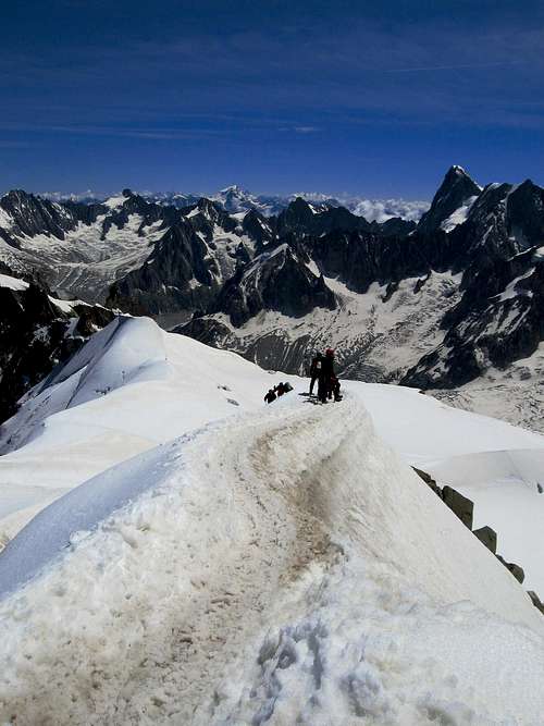 Aiguille du Midi ridge