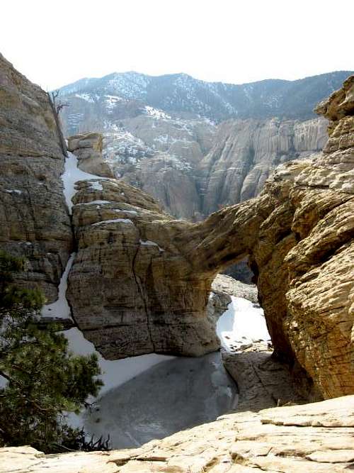 The Arch-- Bridge Mountain, Red Rock, Nevada
