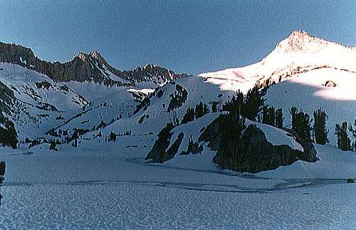 Mount Thompson (center,...