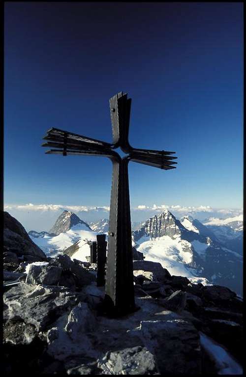 Summitcross of Gross Schärhorn 3295m
