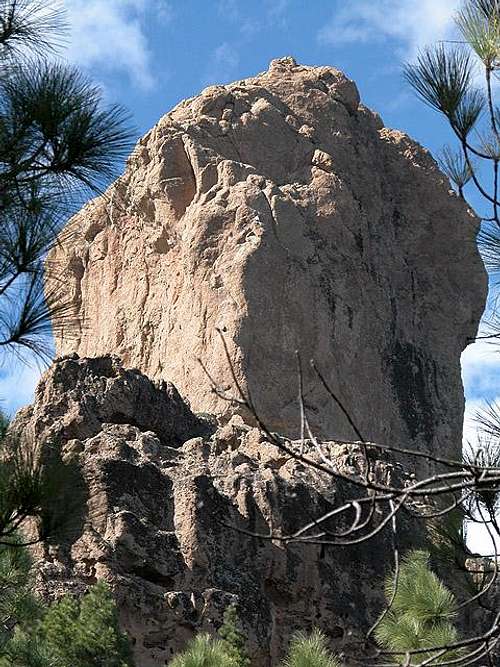 Roque Nublo as seen from the...