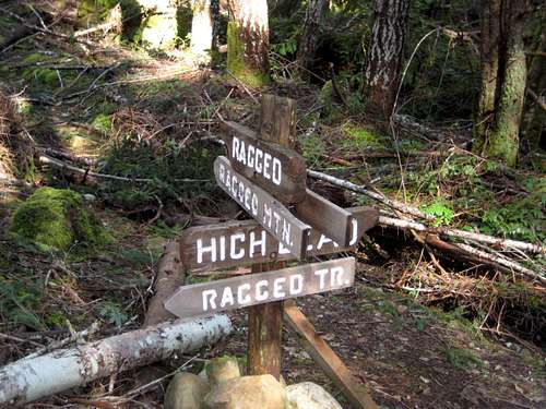 Camp Thunderbird Trail Sign.
