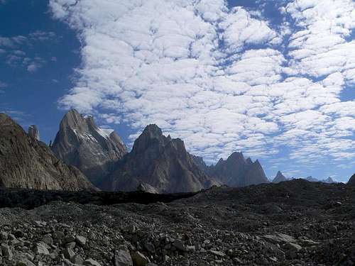 Majestic faces of Baltoro Glacier, Karakoram, Pakistan