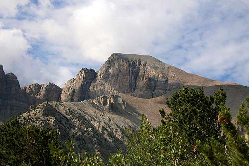 Northern view of Wheeler Peak