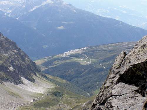 La Rosiere, from the top